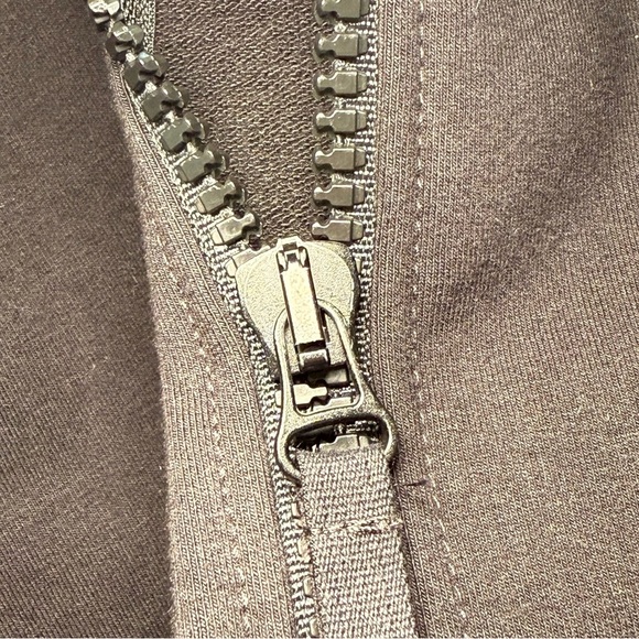 James Perse Black Mock Neck Full Zip Hoodie Size 3 (L) - Picture 12 of 13